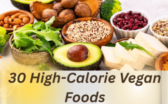 High-calorie vegan food