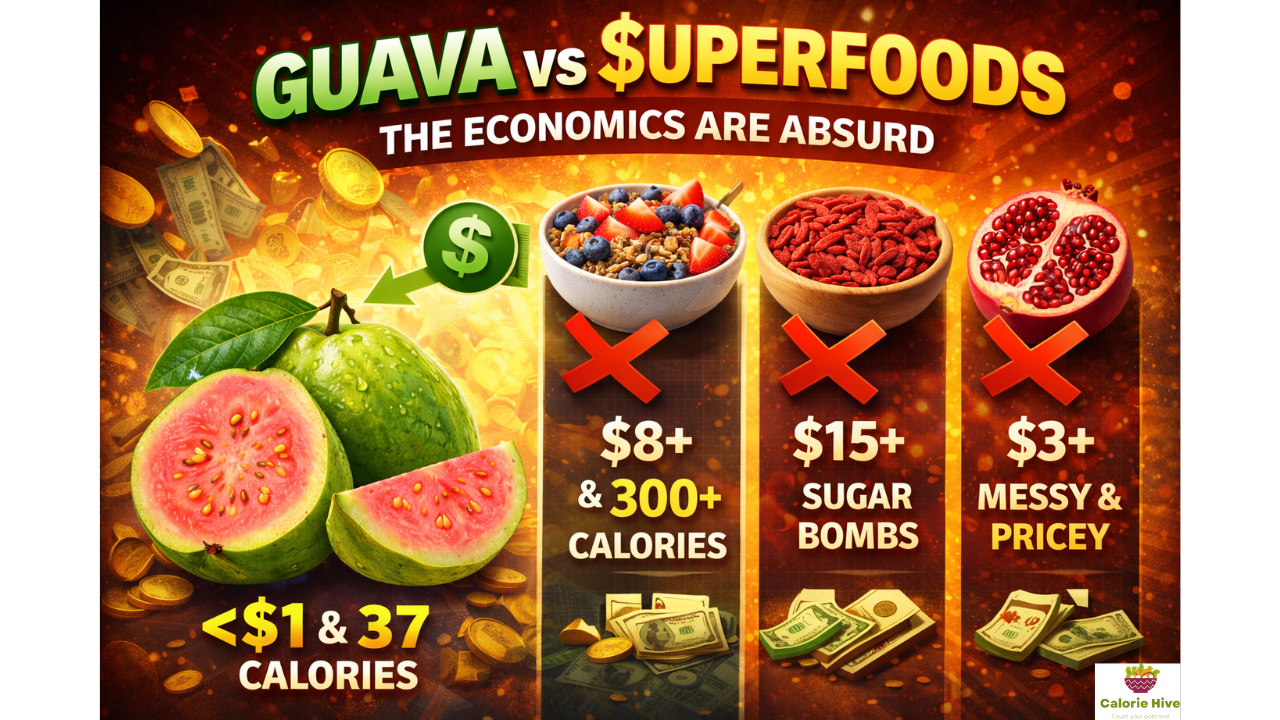 calories in one guava