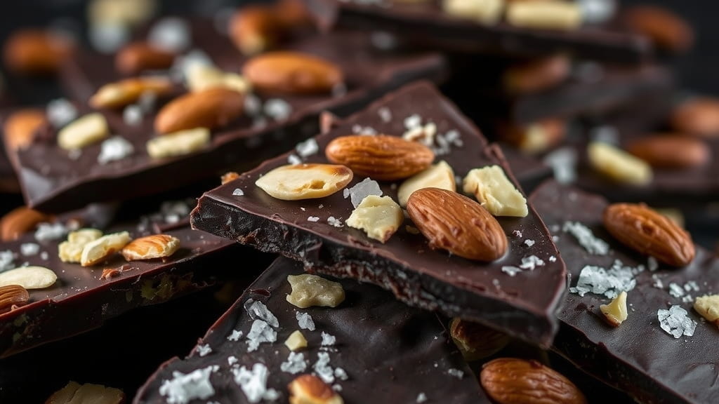 Healthy Dark Chocolate Bark