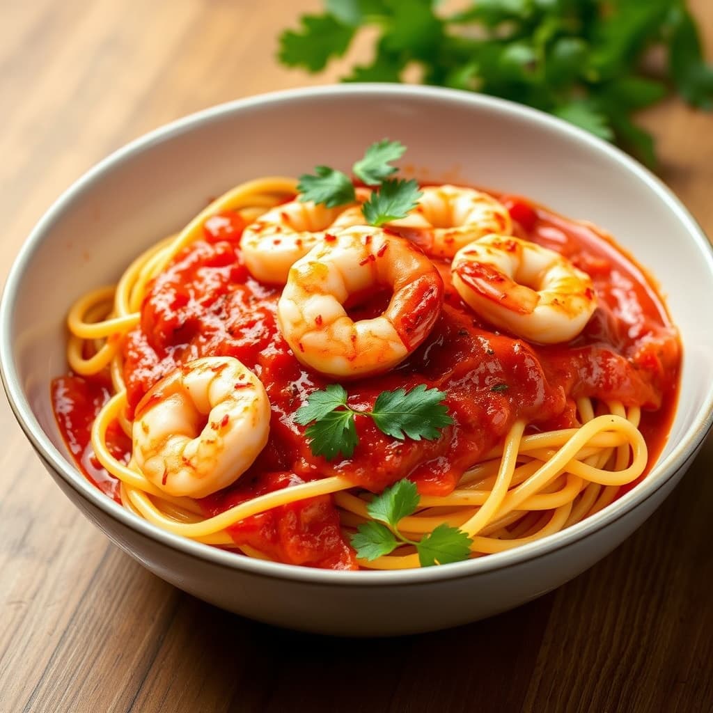 Garlic Shrimp Tomato Sauce 