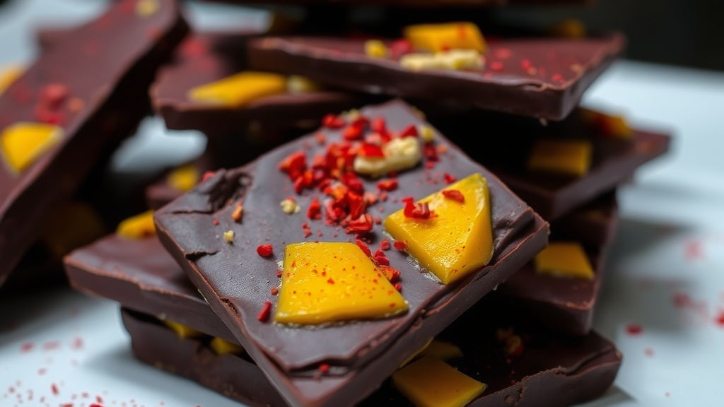 Healthy Dark Chocolate Bark
