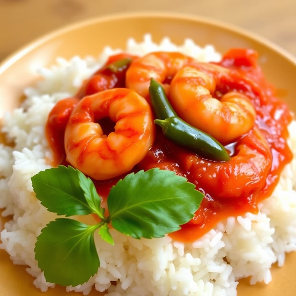 Garlic Shrimp Tomato Sauce 