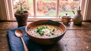 Butternut Squash And Red Lentil Soup