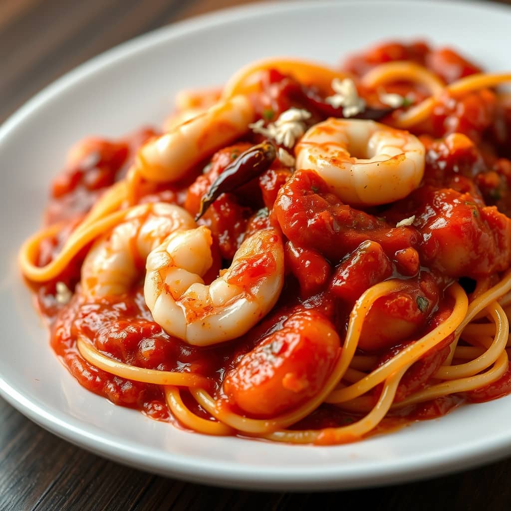 Garlic Shrimp Tomato Sauce 