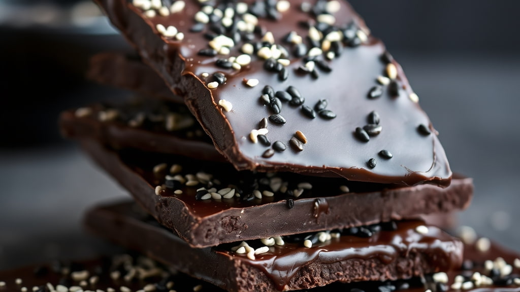 Healthy Dark Chocolate Bark