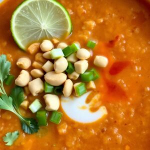 Butternut Squash And Red Lentil Soup