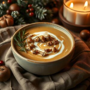 Butternut Squash And Red Lentil Soup