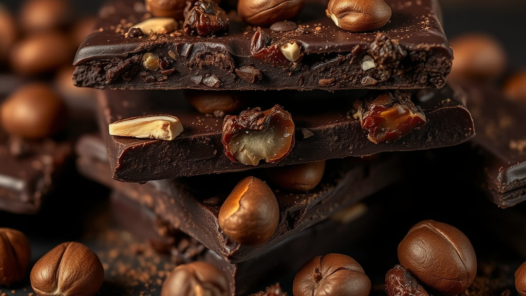 Healthy Dark Chocolate Bark