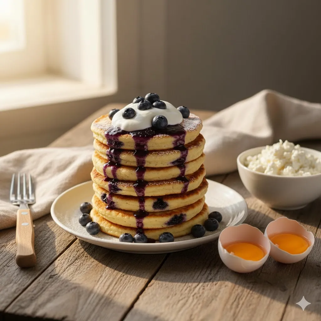 Cottage Cheese Pancakes No Flour