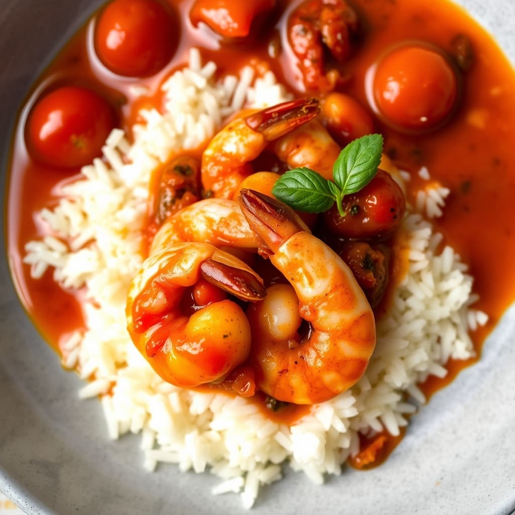 Garlic Shrimp Tomato Sauce 