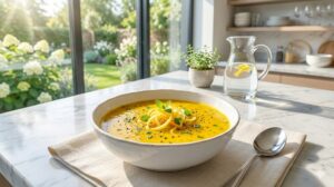 Butternut Squash And Red Lentil Soup