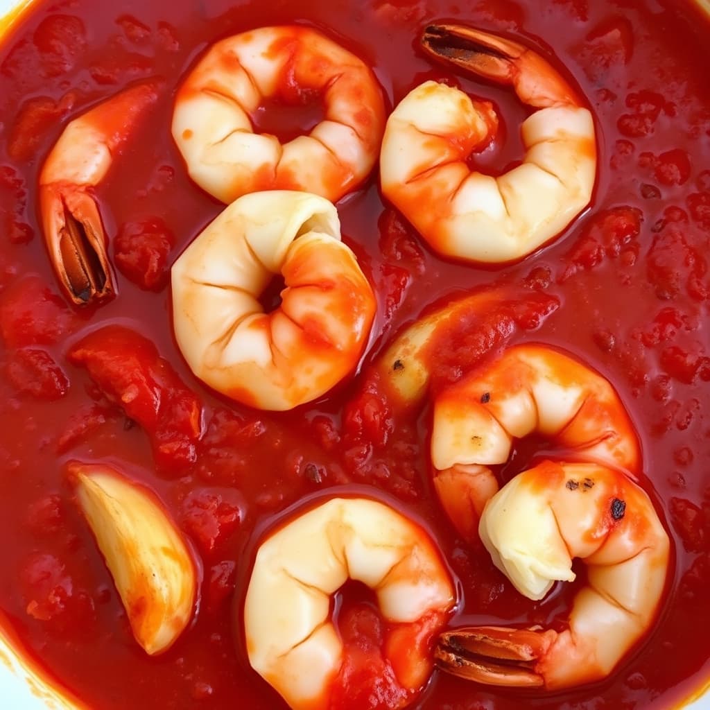 Garlic Shrimp Tomato Sauce 