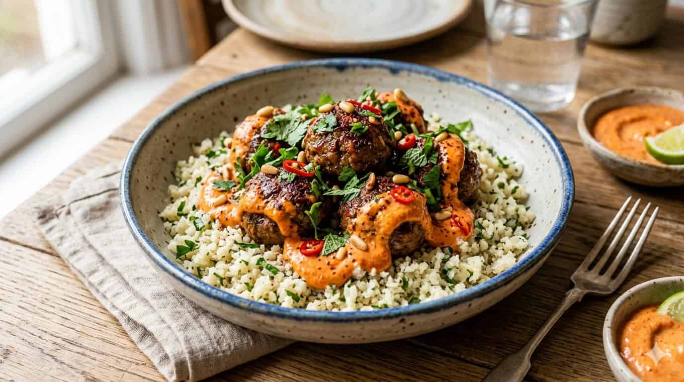 low_ carb meal prep mealballs