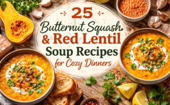 Butternut Squash and Red Lentil Soup