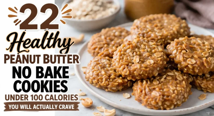 Healthy Peanut Butter No Bake Cookies