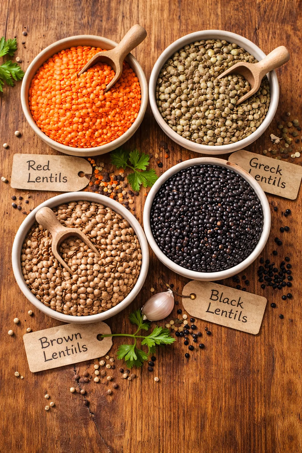 types of lentils
