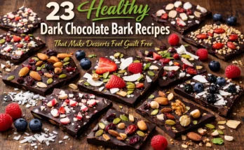 Healthy Dark Chocolate Bark