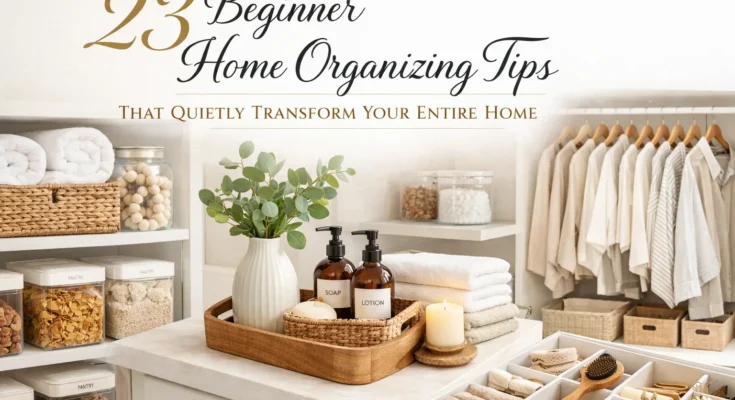 Home Organizing Tips