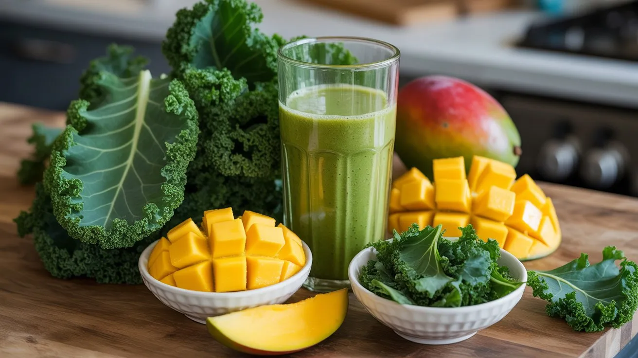 mango kale smoothie recipe