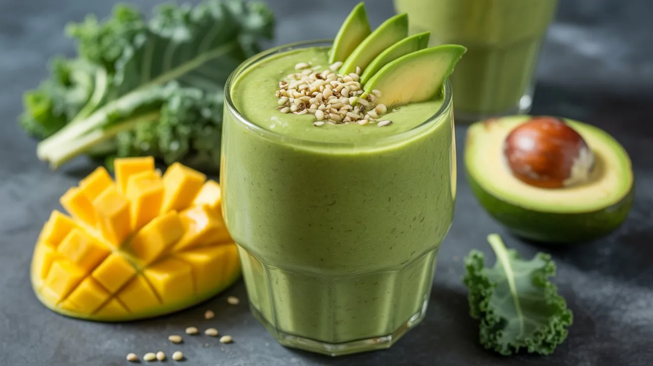 mango kale smoothie recipe