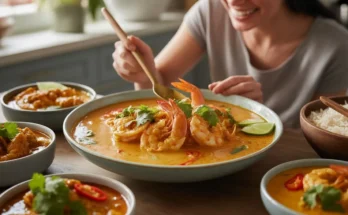 Coconut shrimp curry