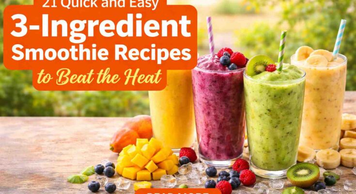 3-Ingredient Smoothie Recipes