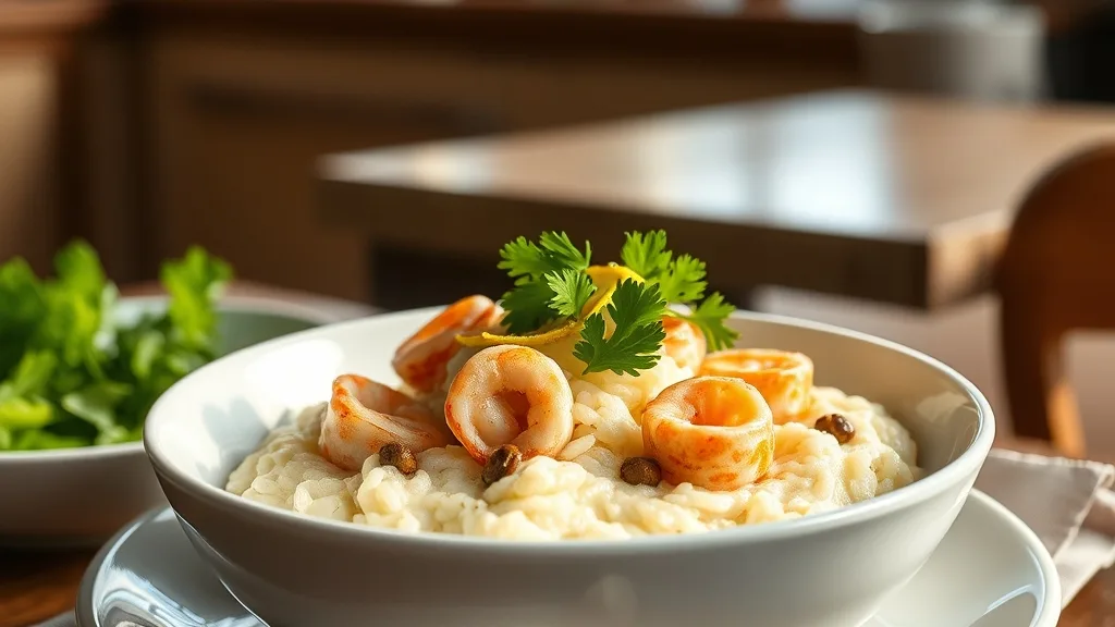 Salmon and Shrimp Risotto