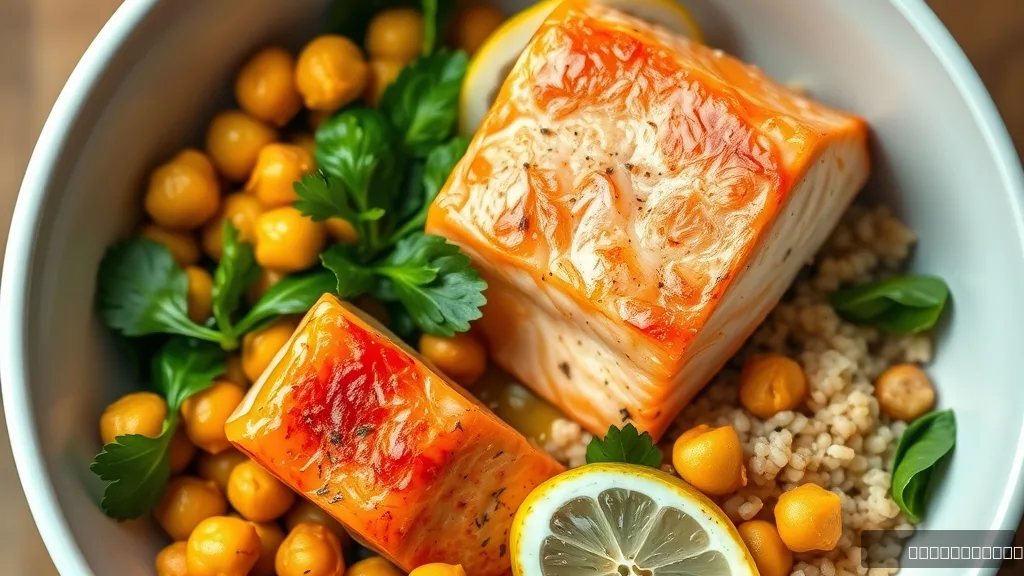 Salmon Bowls With Chickpea Salad Meal Prep