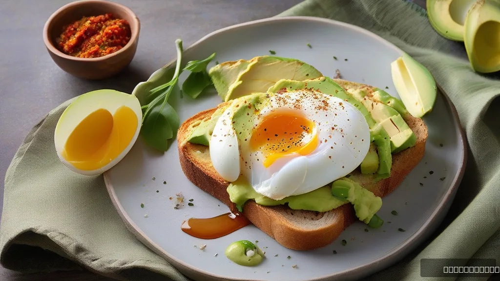  Avocado Egg Toast Breakfast 