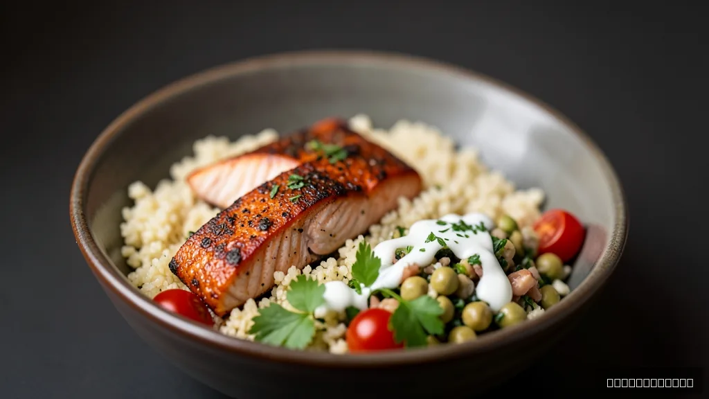 Salmon Bowls With Chickpea Salad Meal Prep