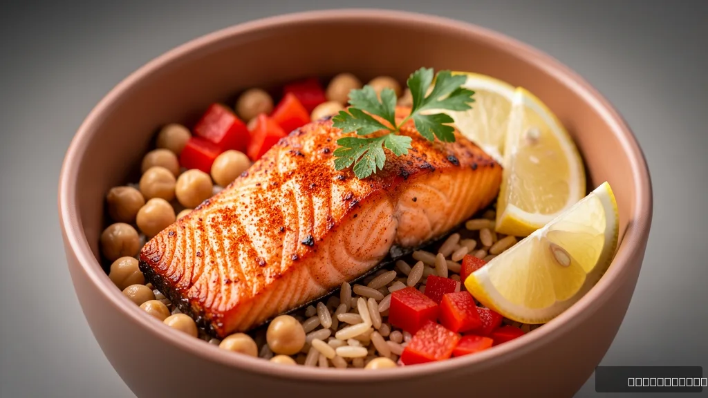Salmon Bowls With Chickpea Salad Meal Prep
