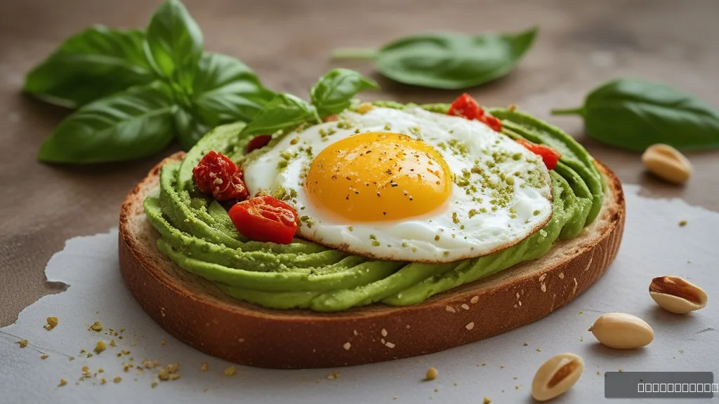Avocado Egg Toast Breakfast