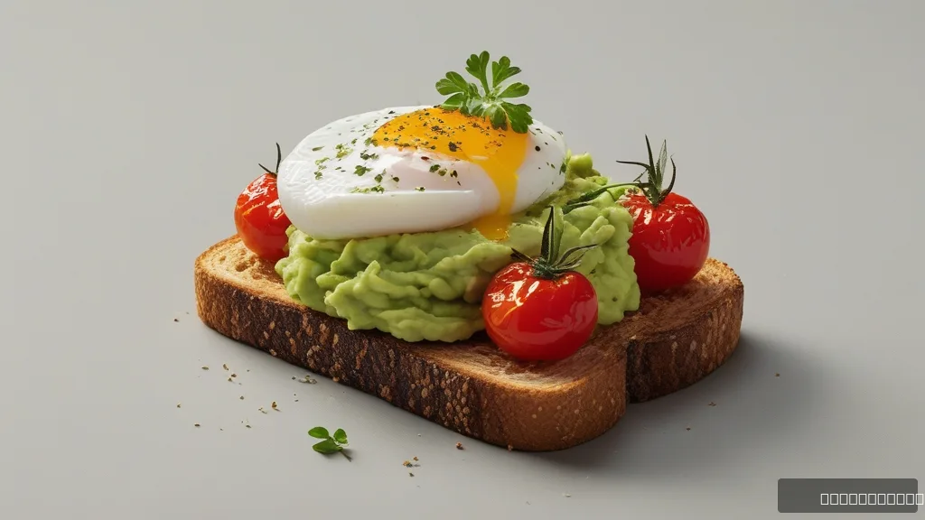 Avocado Egg Toast Breakfast