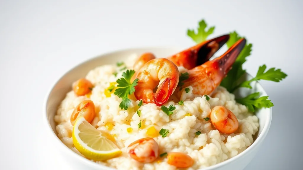 Salmon and Shrimp Risotto