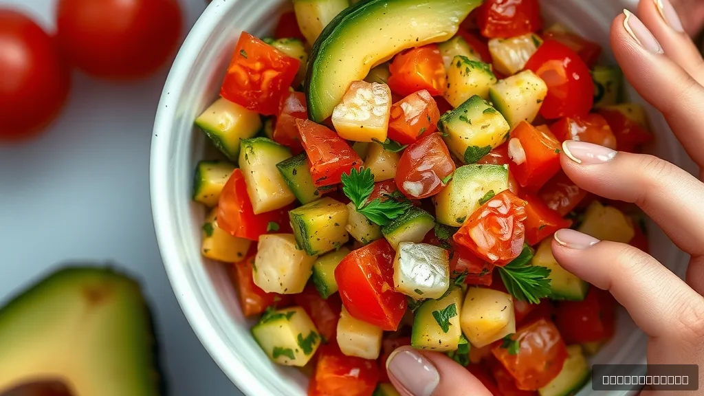 Mediterranean Avocado Tomato Salsa