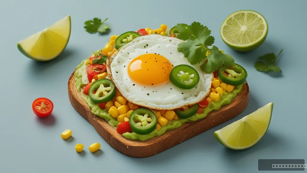 Avocado Egg Toast Breakfast
