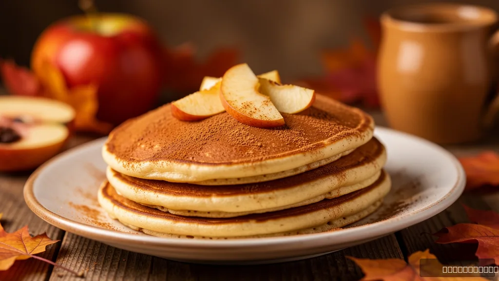 Healthy Oatmeal Apple Pancakes