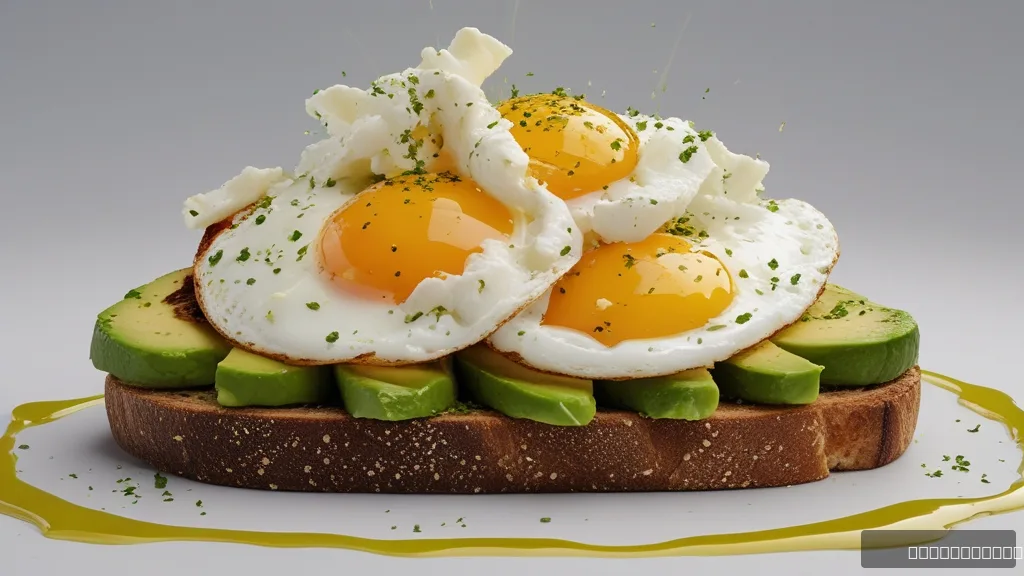 Avocado Egg Toast Breakfast