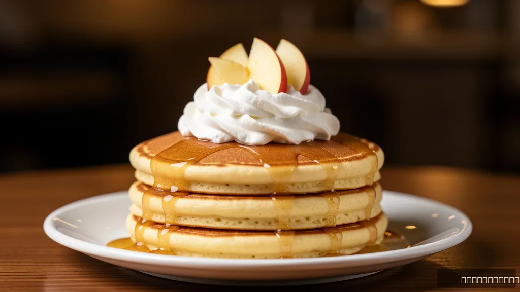 Healthy Oatmeal Apple Pancakes