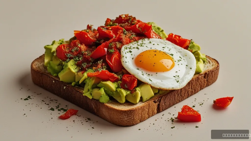 Avocado Egg Toast Breakfast