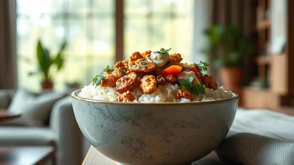 Leftover Chicken Gyro Bowls