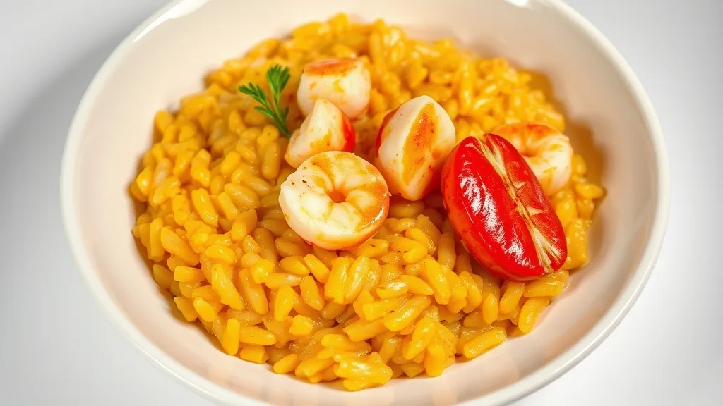 Salmon and Shrimp Risotto