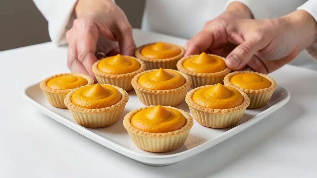 Flourless Pumpkin Tarts
