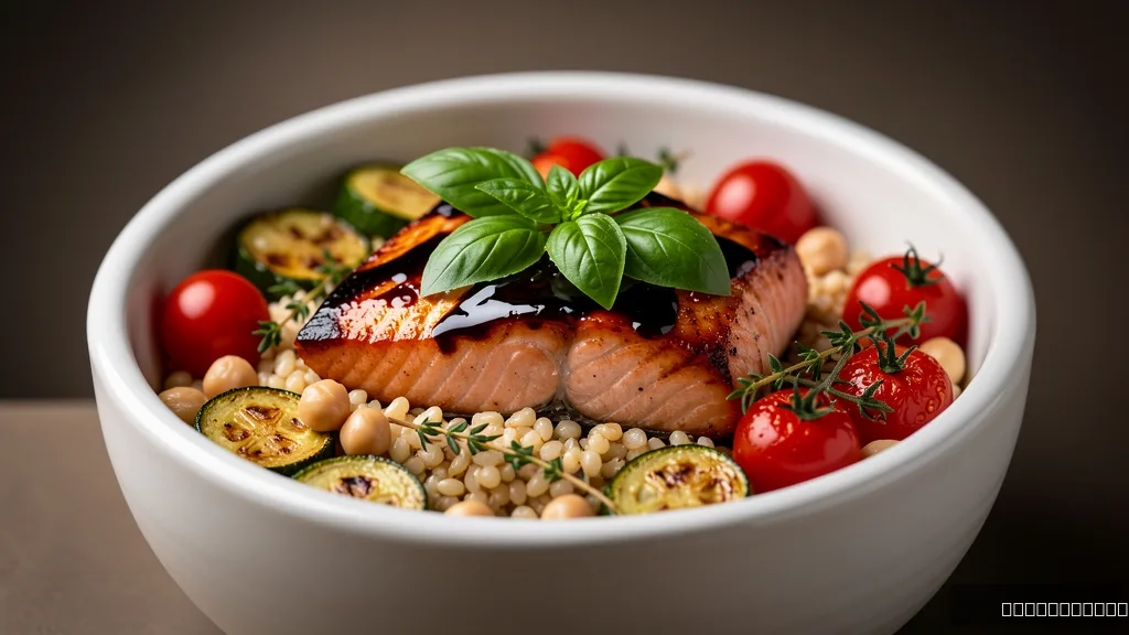 Salmon Bowls With Chickpea Salad Meal Prep