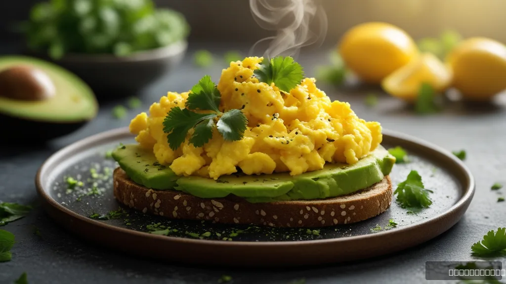 Avocado Egg Toast Breakfast