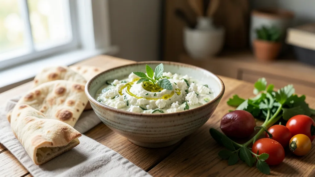 Feta Zucchini Dip Appetizers