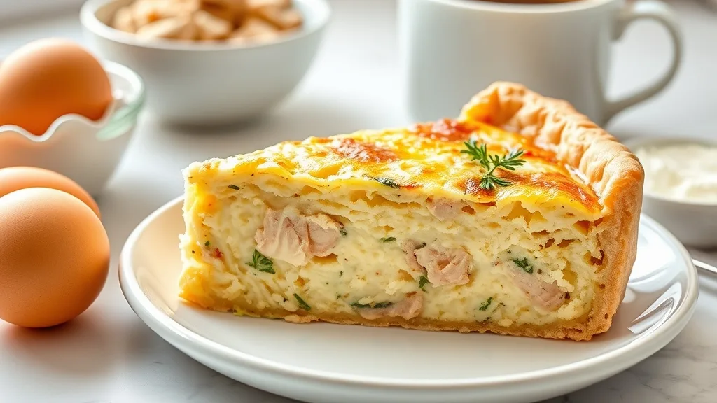 Crustless Tuna Breakfast Quiche
