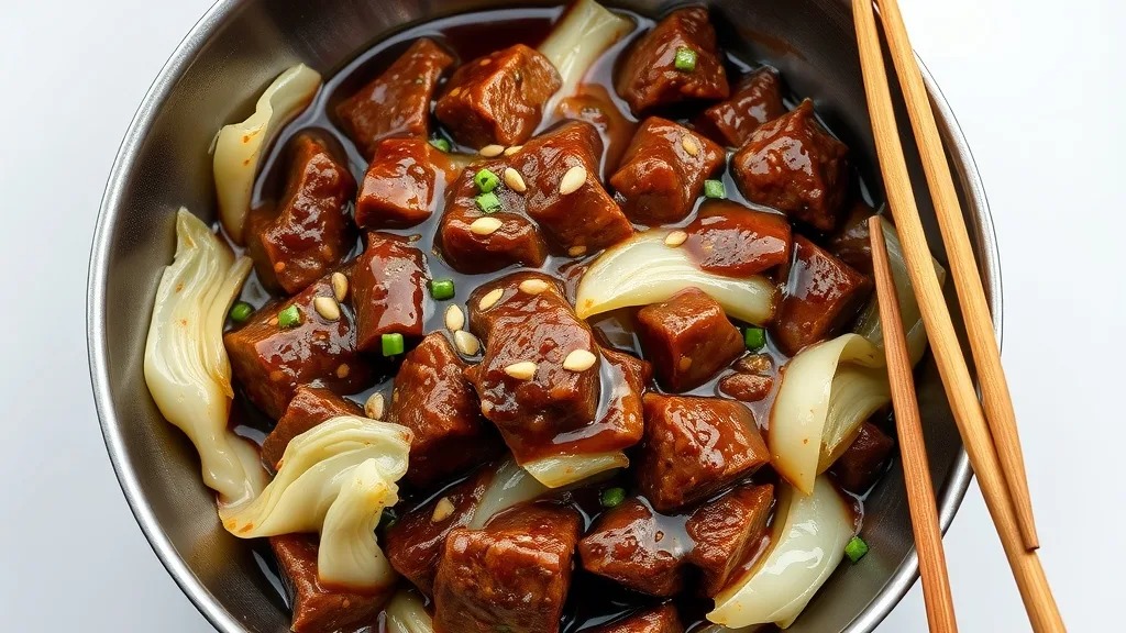 Ground Beef Cabbage Stir Fry