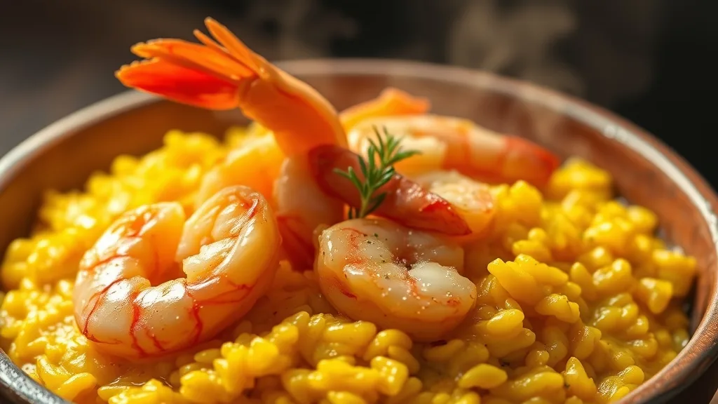 Salmon and Shrimp Risotto