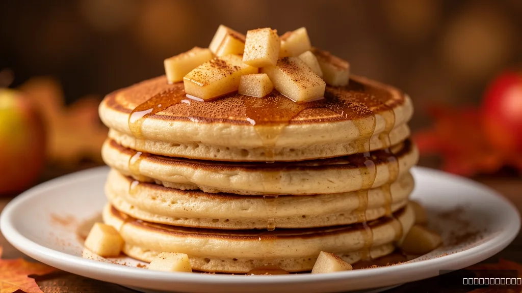 Healthy Oatmeal Apple Pancakes